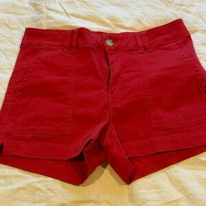 BKE mid waist Red Women's Shorts